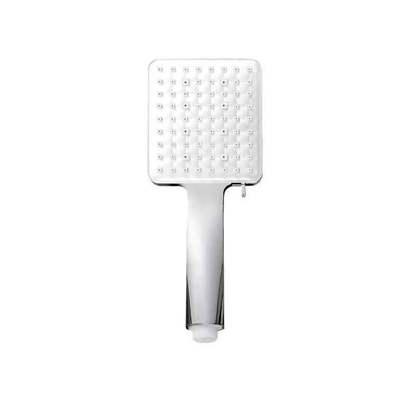 Contemporary Shower Head Square Handheld Shower Head in Silver