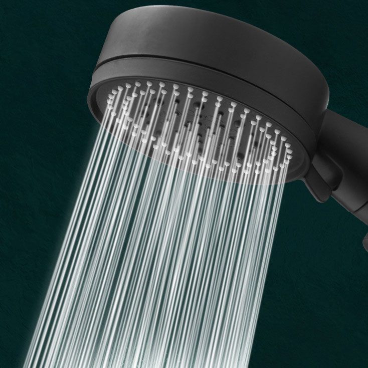 Contemporary Shower Head Combo Handheld Shower Head Plastic Wall-Mount Round Shower Head