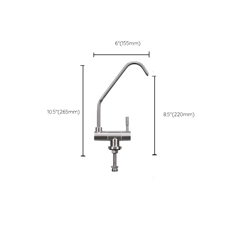 Modern Kitchen Faucet 1-Handle Bar Faucet without Soap Dispenser