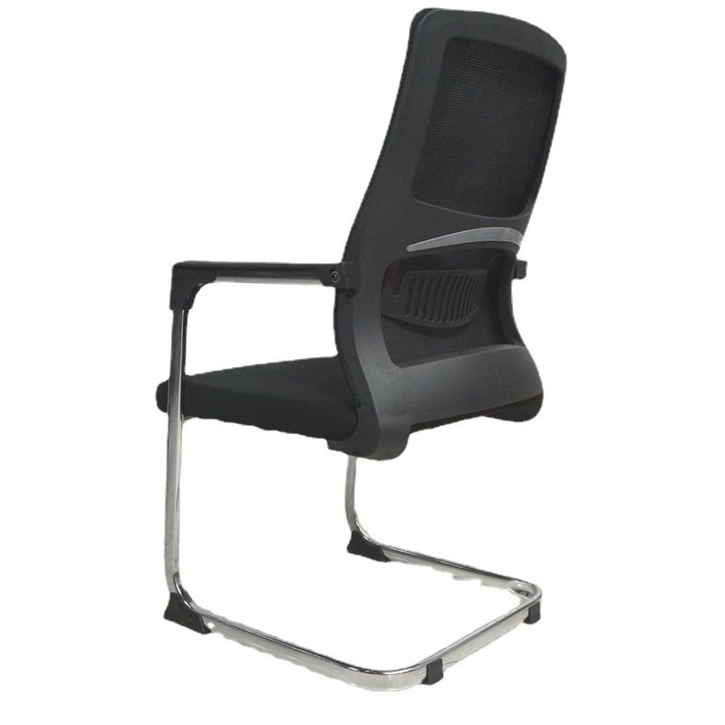 22"W Contemporary Desk Chair Breathable AirGrid Fixed Arms Office Chair