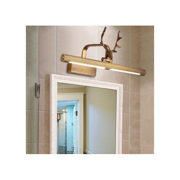 Moderno stile minimalista a parete lineare a parete vanità luci in metallo illuminazione vanità per gabinetto