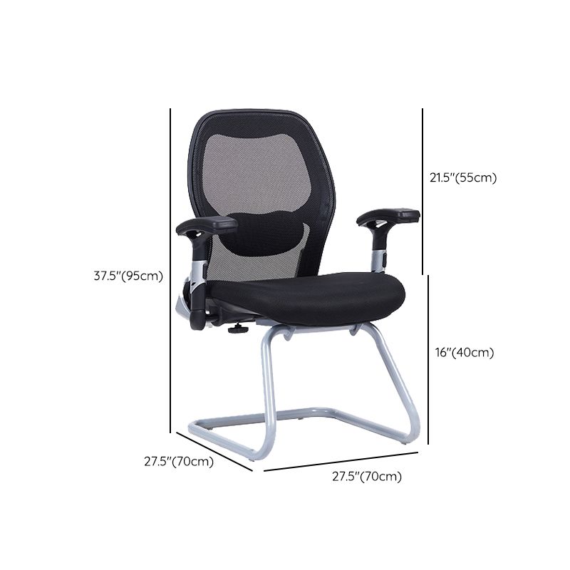 Contemporary Black Desk Chair Breathable AirGrid Office Chair