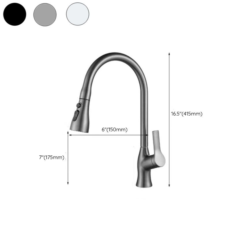 1-Handle Faucets Pull down Copper with Water Dispenser Standard Kitchen Faucets