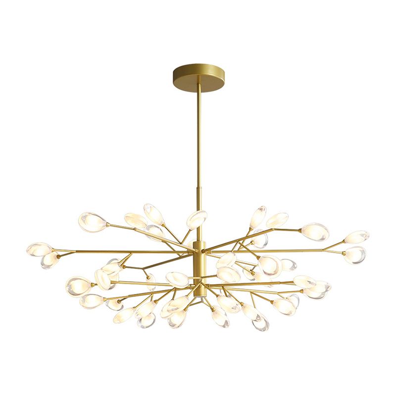 Sputnik Firefly Salon LED Plafond Lighting acrylique Postmodern Chandelier Lightture