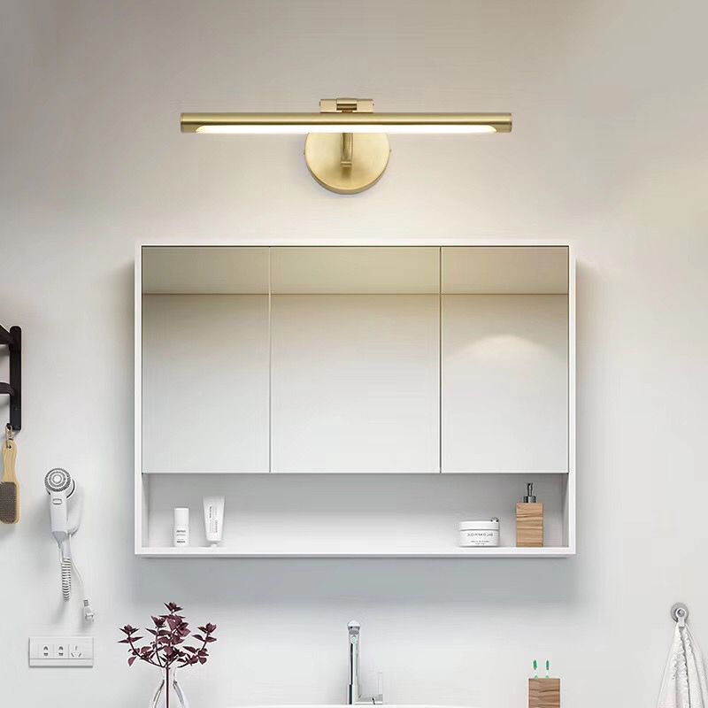 Geometrische ijdelheid verlichting moderne stijl metaal multi -lights ijdelheid muur sconce in goud