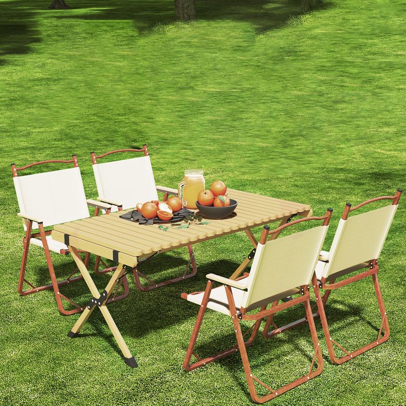 Modern Style Folding Table Outdoor Manufactured Wood Camping Table