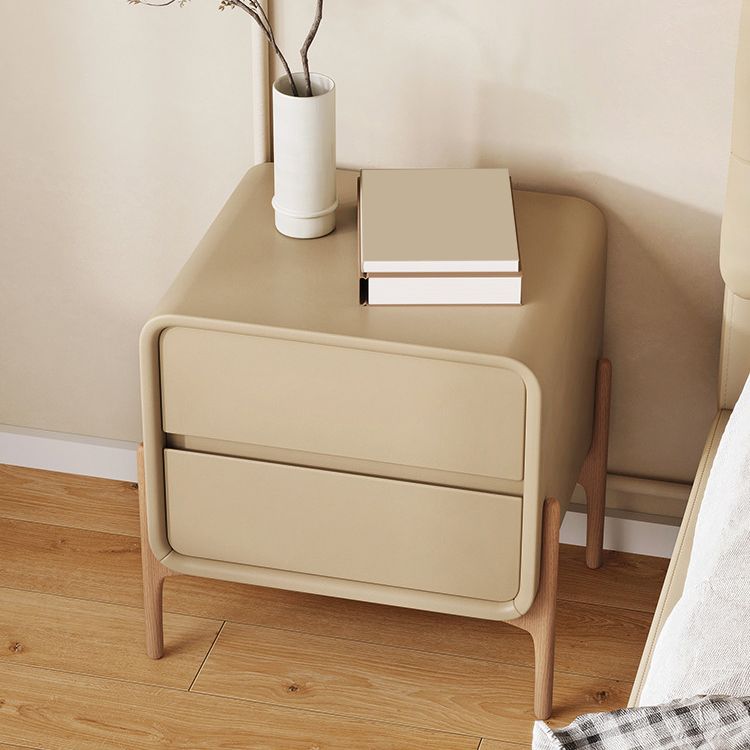 Wooden Kids Bedside Table Assembled Nightstand Kids with Drawers