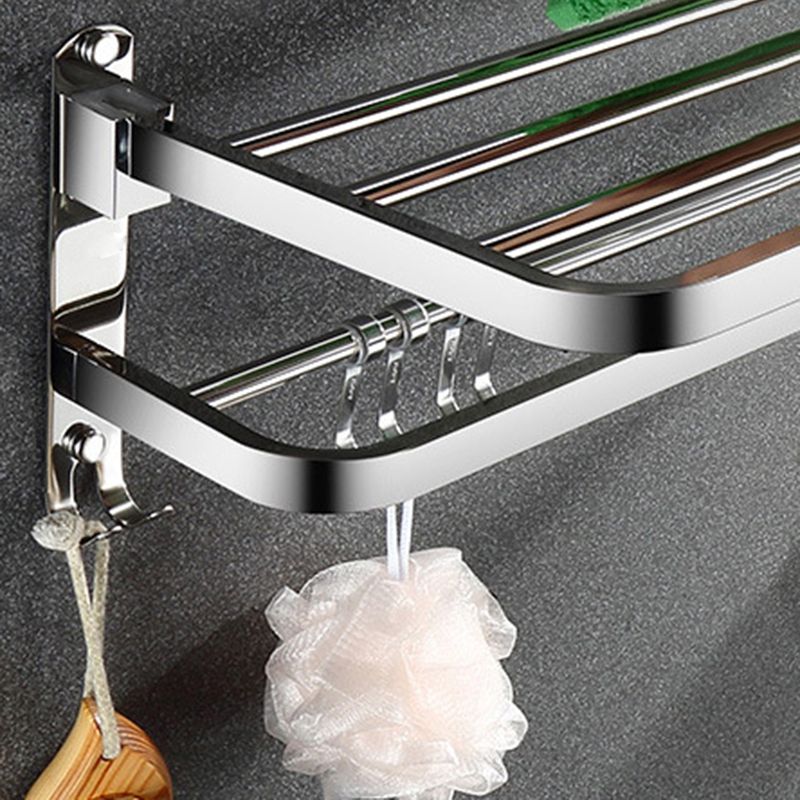 Classic Polished Chrome Bathroom Accessory Set Towel Bar/Paper Holder/Robe Hook Included