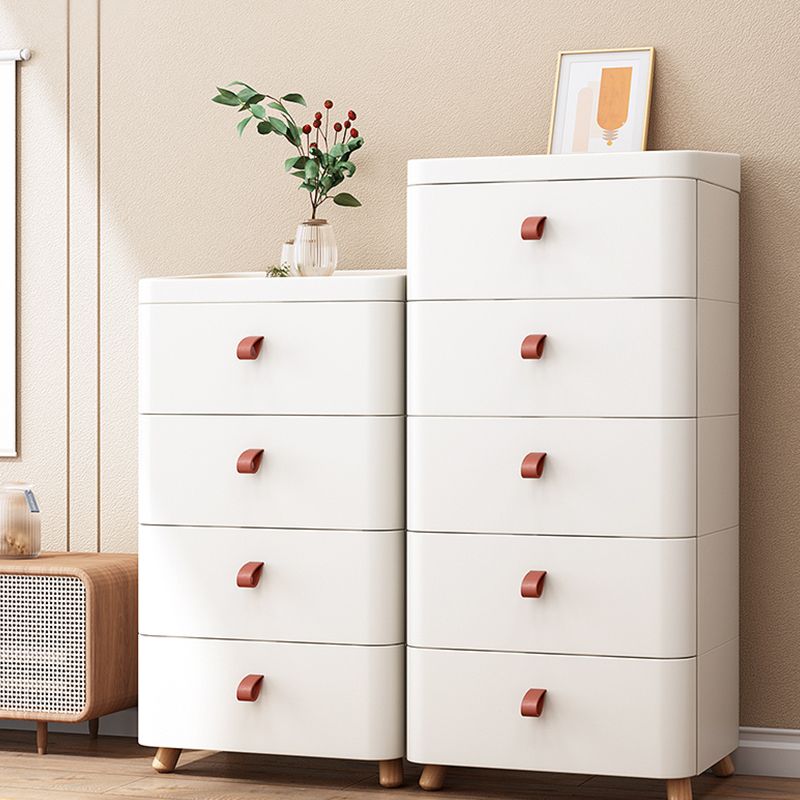 Scandinavian Kids Dressers White Dresser for Kids with Drawers