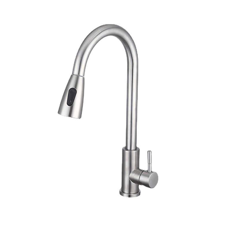 Pull Down Spout Kitchen Faucet One Handle Kitchen Sink Faucet with Pull Down Sprayer