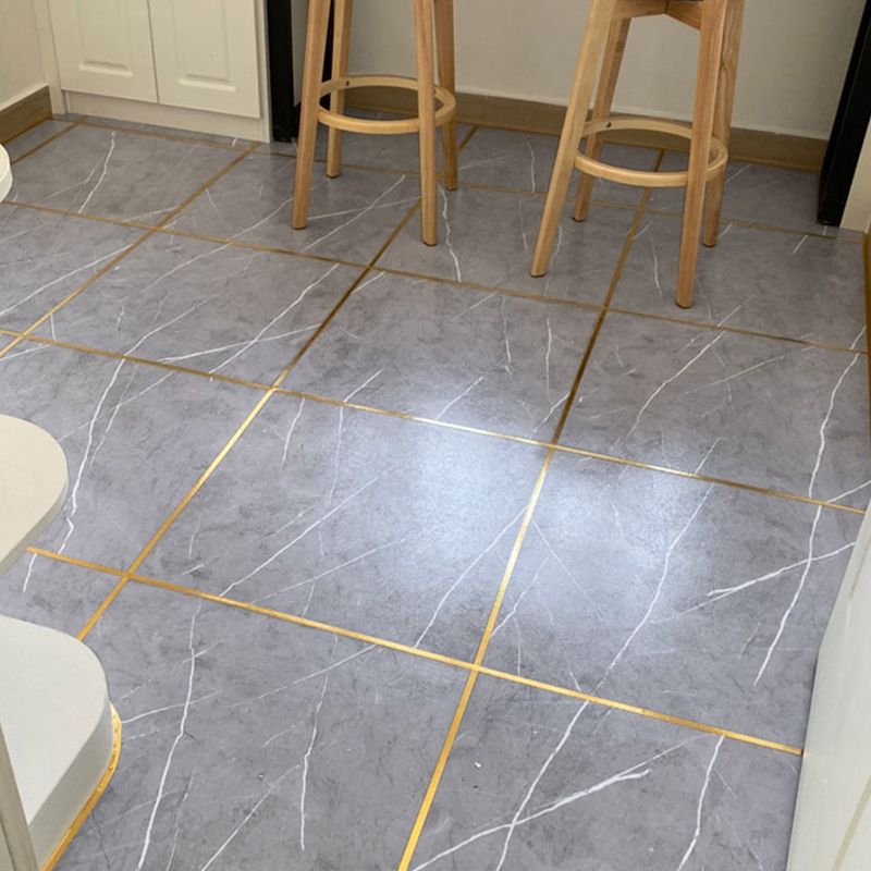 Modern Vinyl Floor Tiles Peel & Stick Marble Printed PVC Flooring