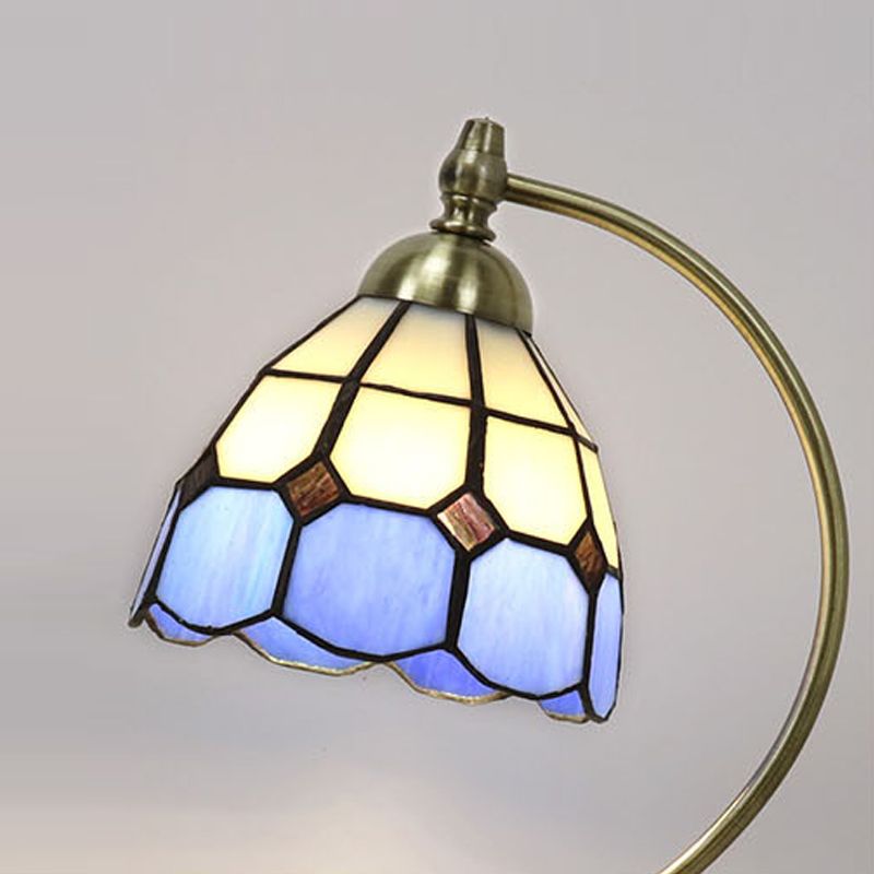 Tiffany Style Desk Light 1-Light Table Lamp Fixture for Bedroom