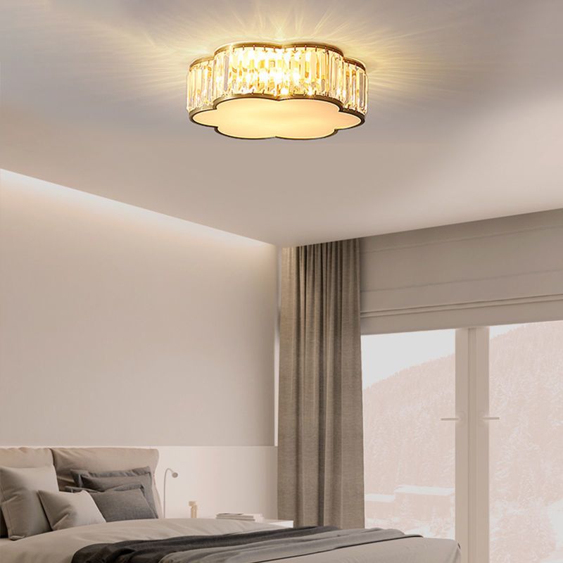 American Style Ceiling Light Geometry Shape Ceiling Lamp for Living Room