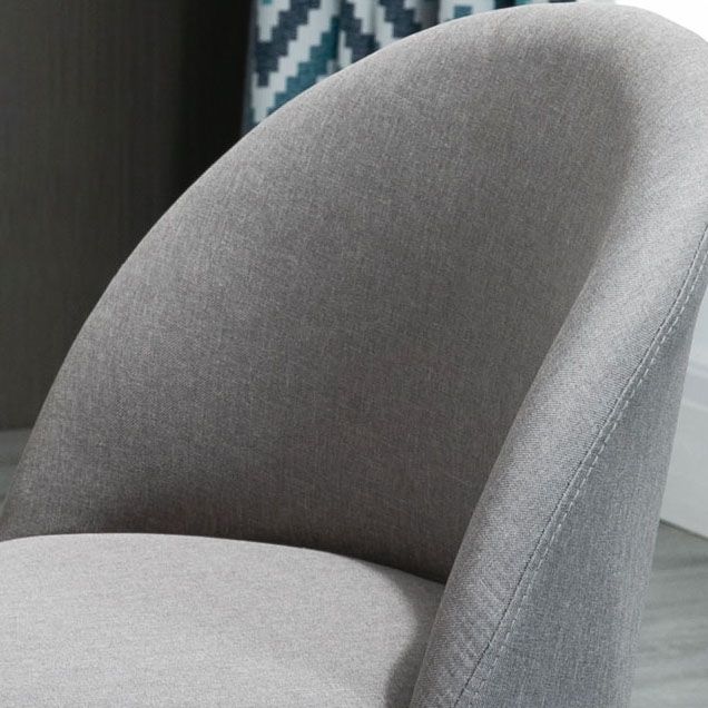 Contemporary Linen Dining Chair Parsons Chair in Matte Finish for Home