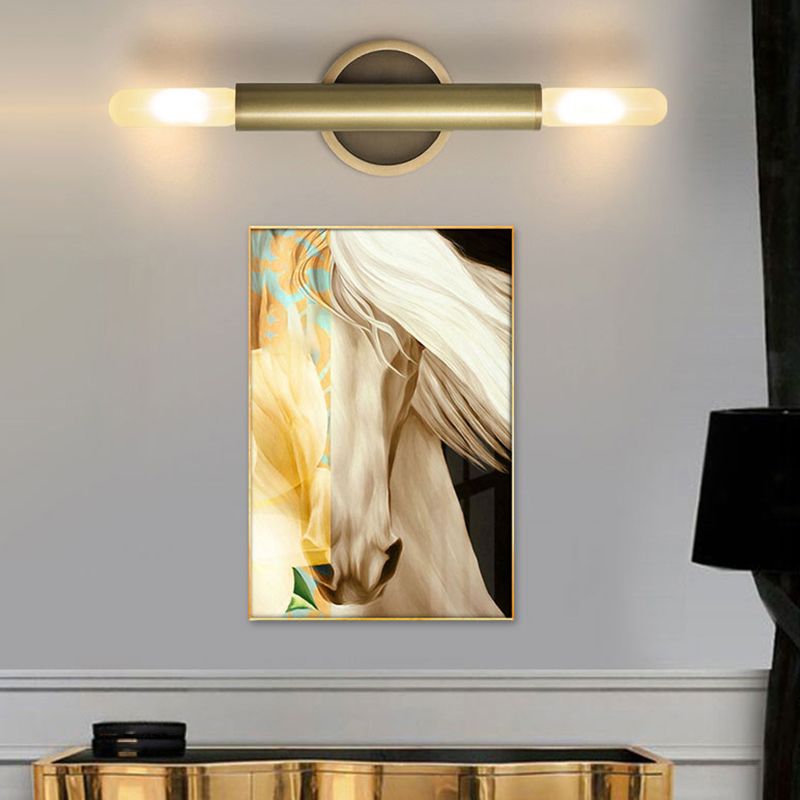 Contemporary Vanity Lights Brass Wall Light Fixtures for Bathroom