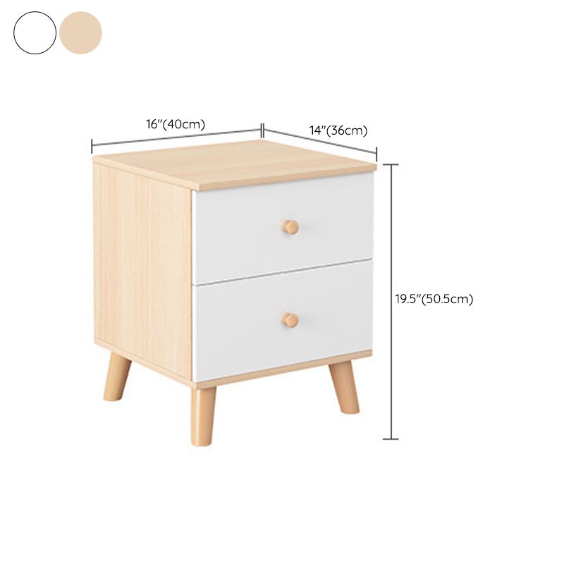 Modernism Bed Nightstand Storage Drawer Night Table for Home