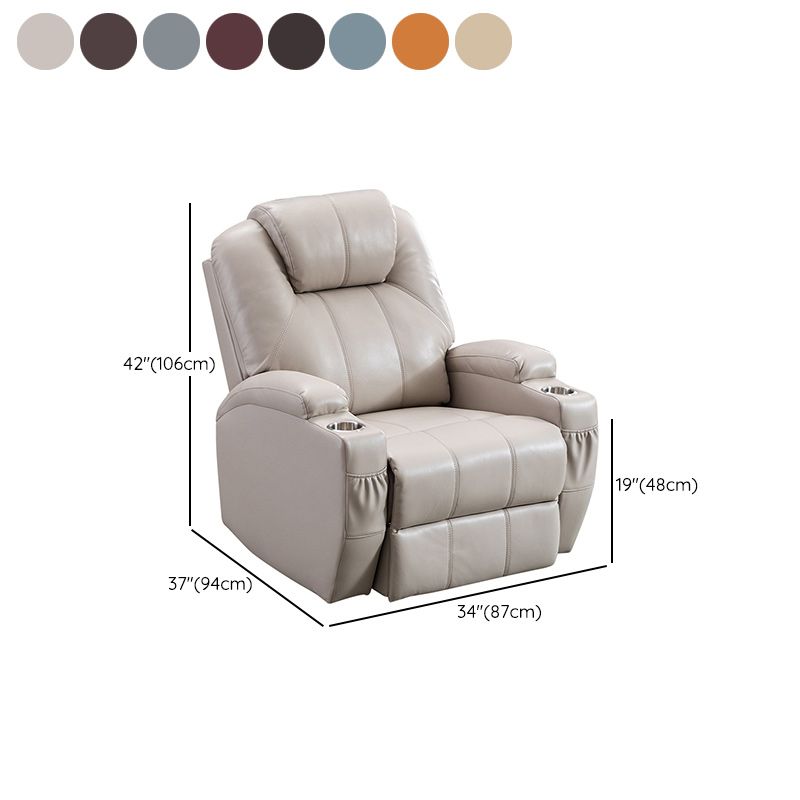 Solid Color Recliner Modern Minimalist Home Theater Single Home Theater Recliner