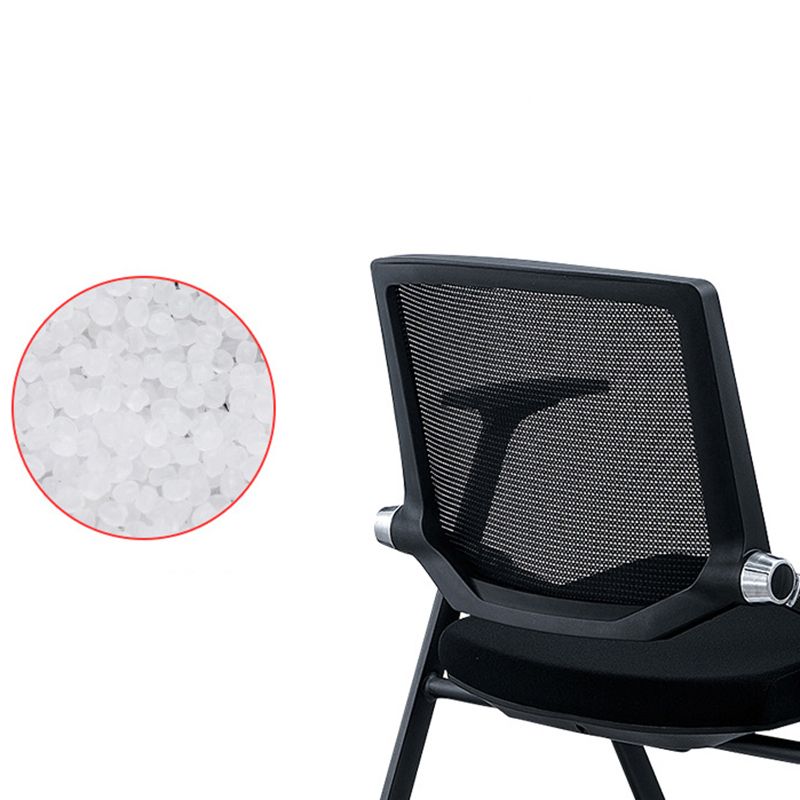 Modern Style Conference Chair with Mid Back Ergonomic Office Chair with Metal Frame