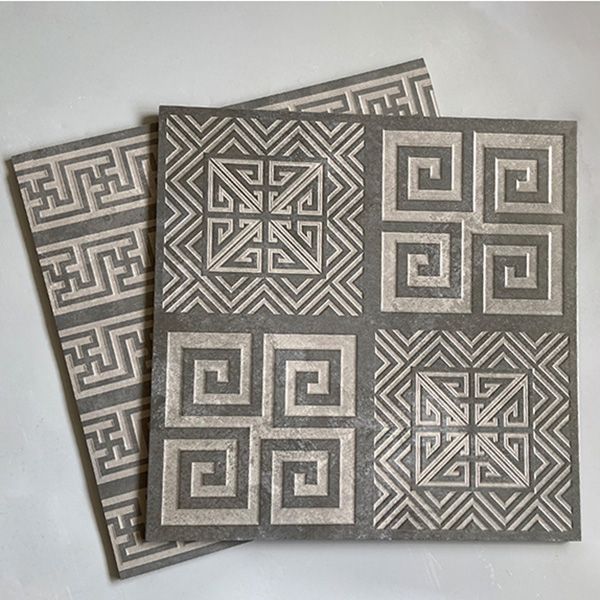 Modern Style Outdoor Floor Tile Square Straight Edge Vintage Floor Tile