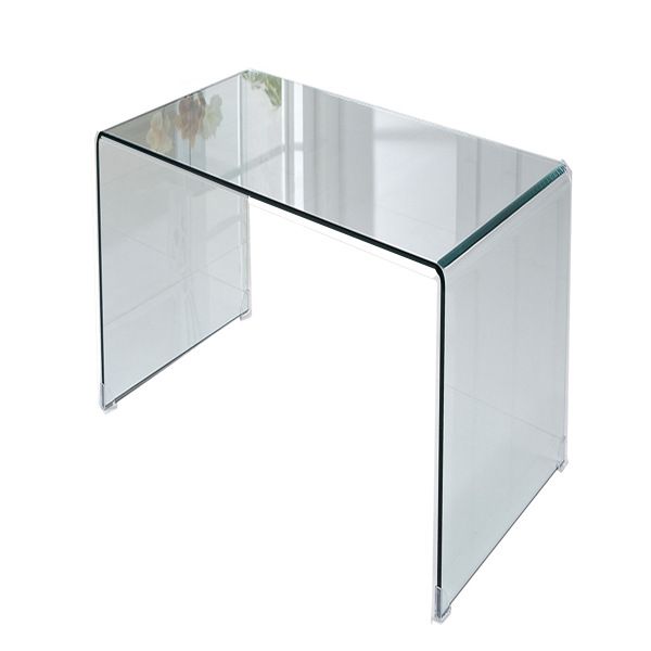 30"H Contemporary Office Desk Acrylic Rectangular Writing Desk