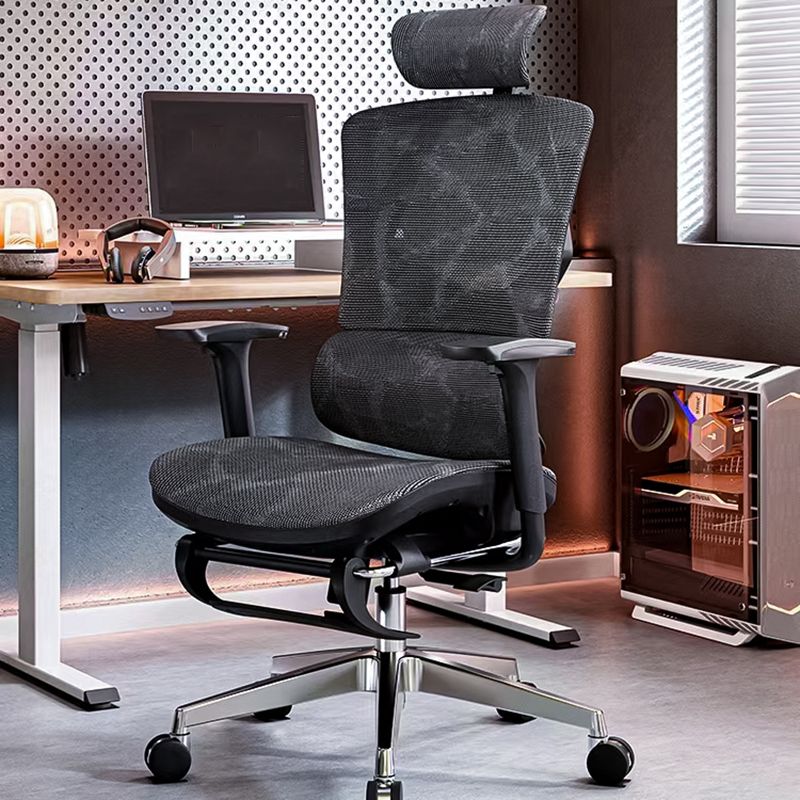 Mesh Desk Home Office Chair High Back Black Swivel Office Chair