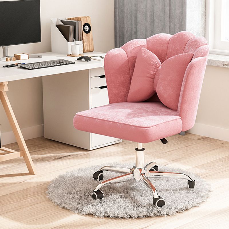 Ergonomic Pillow Included Desk Chair Contemporary Upholstered Office Chair