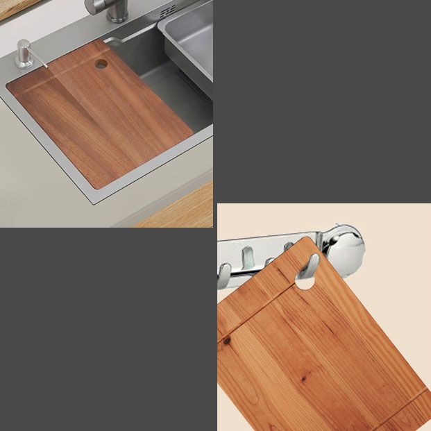 Modern Style Kitchen Sink Rectangle Shape Kitchen Sink with Single Bowl