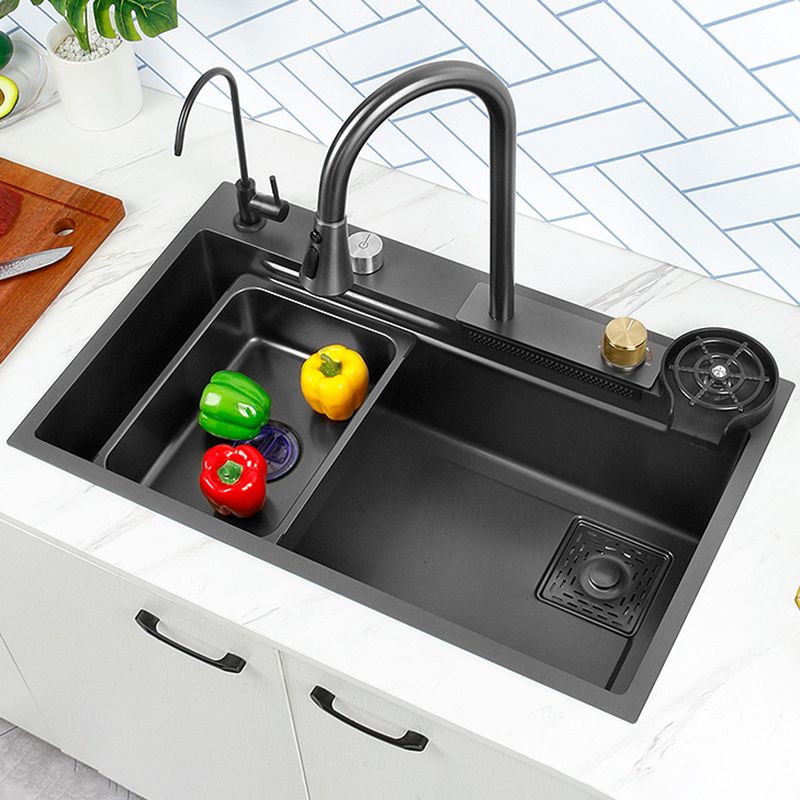 Classic Kitchen Sink Stainless Steel Drop-In Friction Resistant Kitchen Sink