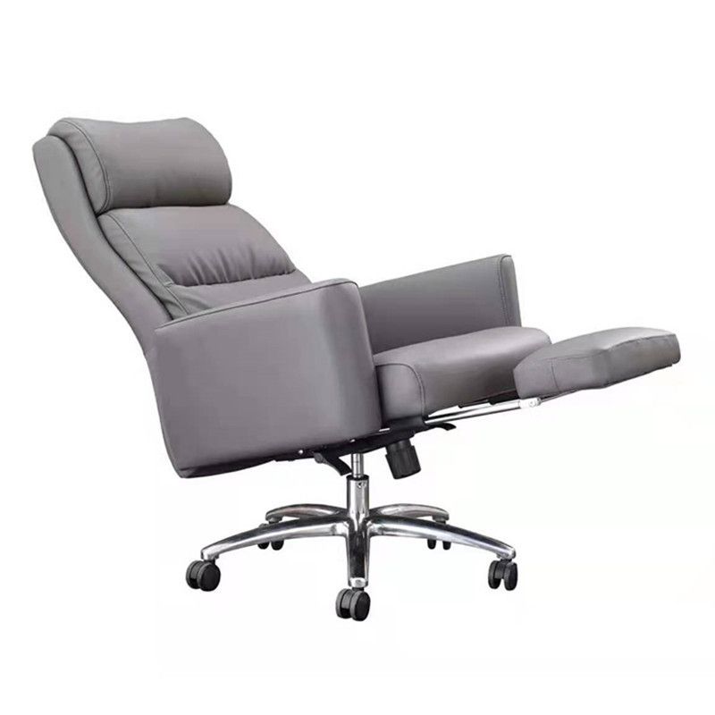 Modern Height-adjustable Office Chair Pillow Included Slide High Back Chair