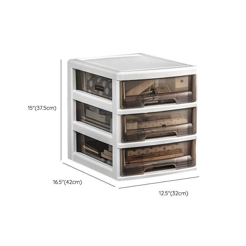 Modern Acrylic Filing Cabinet with Drawers for Home and Office