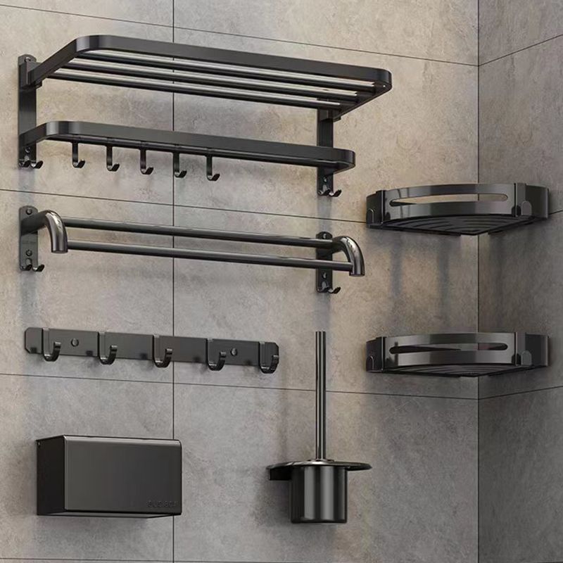 Matte Black Bathroom Hardware Set Modern Bathroom Accessories Hardware Set