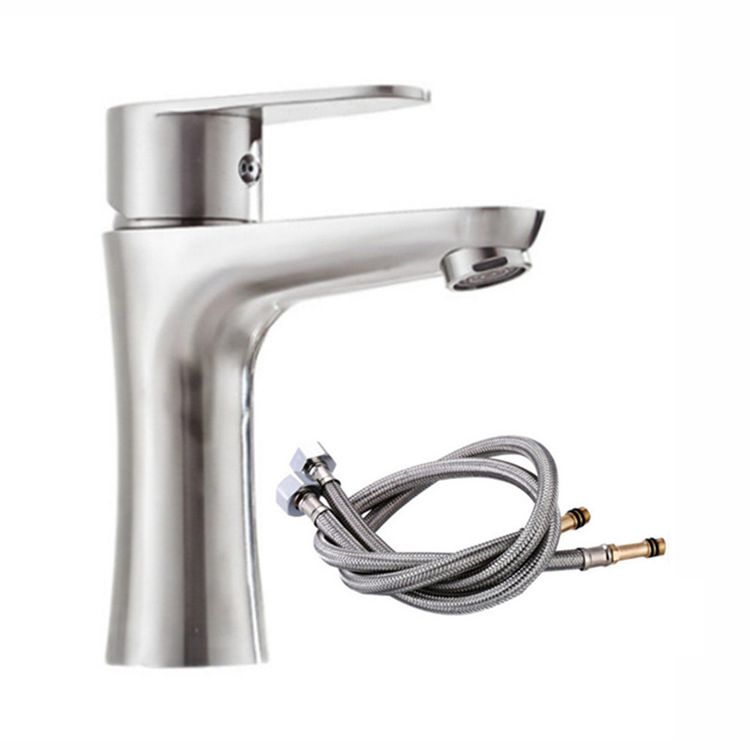 Modern Faucet 1-Handle 1-Hole 304 Stainless Steel Single Level Low Pot Filler Faucet