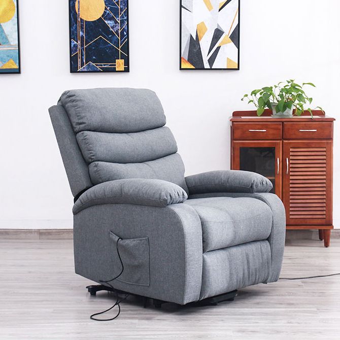 Modern 38.18" Wide Lift Assist Recliner Cotton Recliner Chair