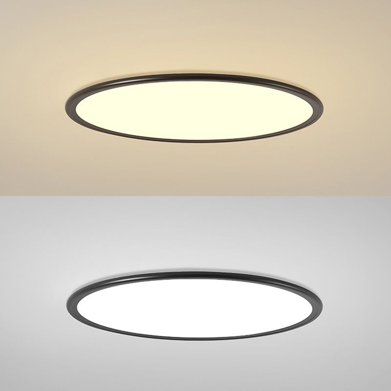 Modern Style Acrylic Flush Ceiling Light Fixtures Circle 1-Light Flush Light