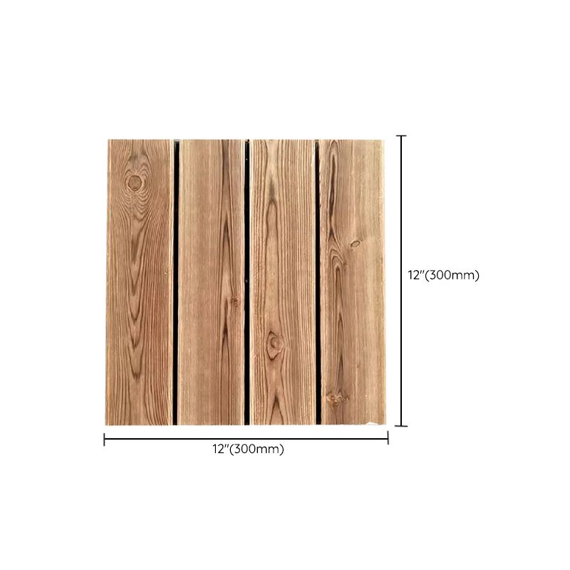 Pine Floor Tile Water Resistant Click Lock Tradition Wooden Floor for Living Room