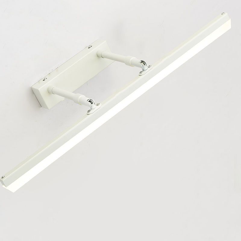 Lámpara de pared extensible de la tira de metal Luz de espejo LED colorido moderno para el baño