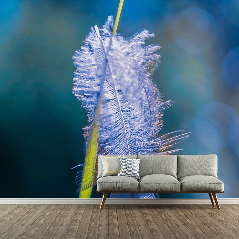 Stain Resistant Wall Mural Photography Feather Contemporary Room Murals