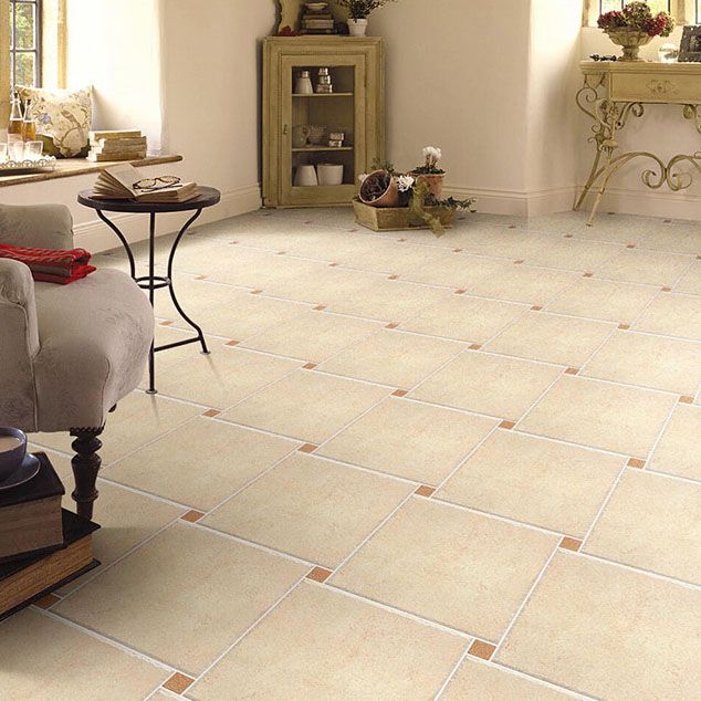 Tradition Square Floor and Wall Tile Plain Frosted Porcelain Tile