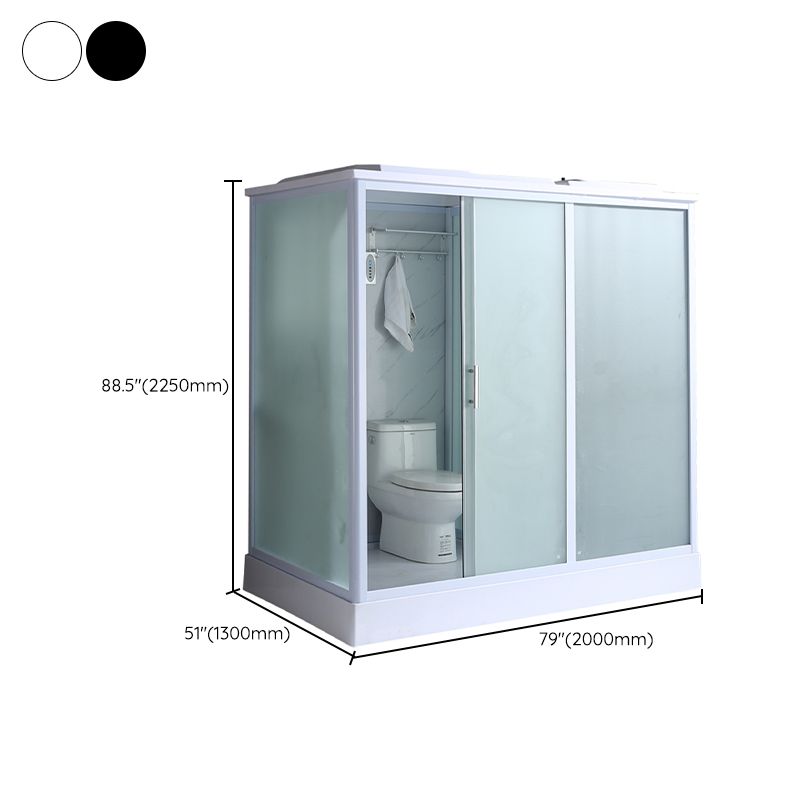 Contemporary Shower Enclosure Frosted Framed Shower Enclosure