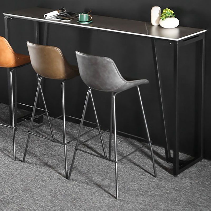 Rechteck Top Counter Tisch Industrial 42-Zoll-Höhentisch für Esszimmer