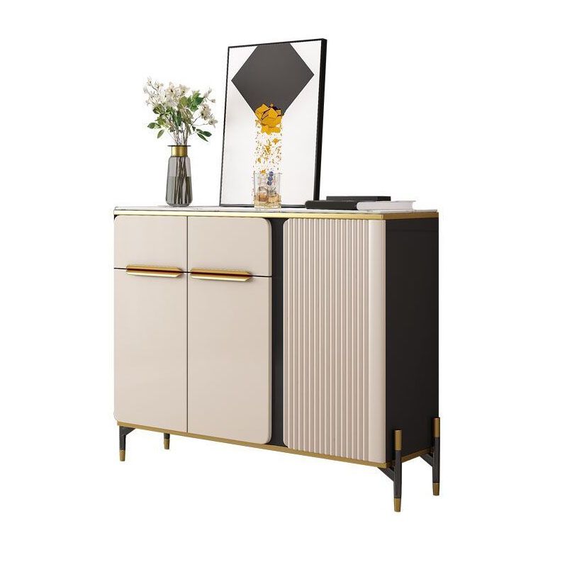 Modernism Sideboard 2 Drawers Server Cabinet with Storage for Dining Room