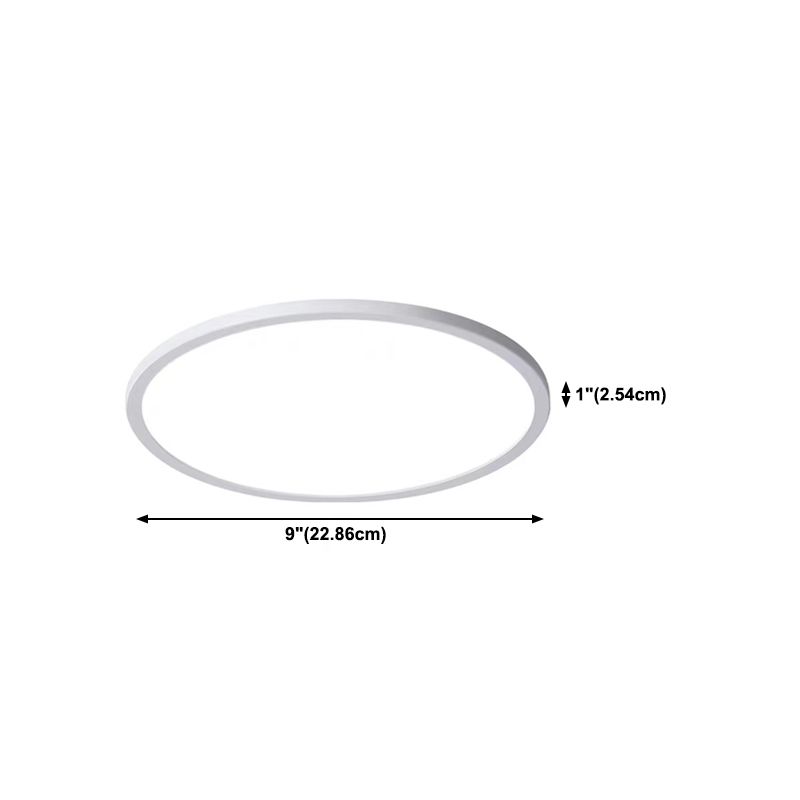 Round Flush Mount Lamp Modern Minimalist Flush Mount Ceiling Light for Living Room