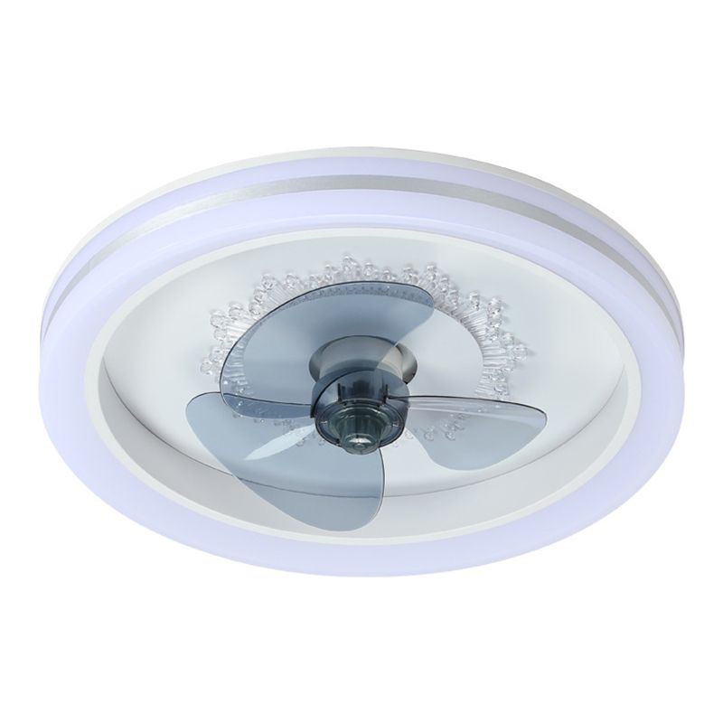 Simplicité Ventilateur de plafond LED rond