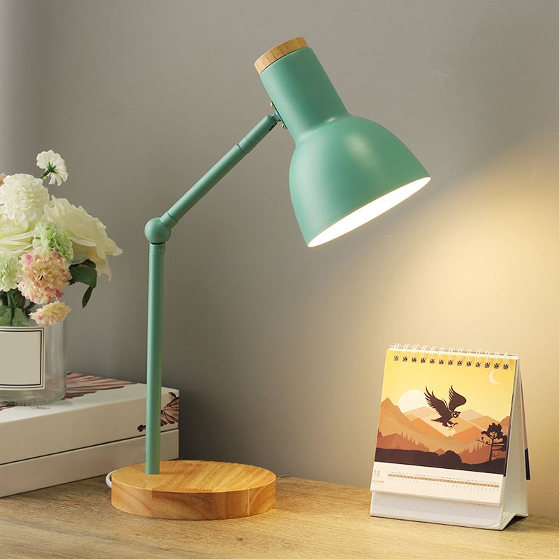 Contemporary Style Bell Shape Table Lamp Metal 1-Light Table Light