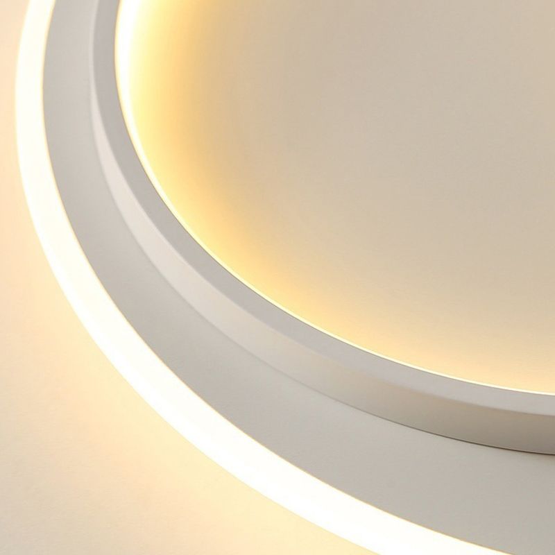 Modernism LED Ceiling Light White Flush Mount Lighting for Hallway