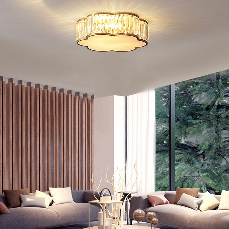 American Style Ceiling Light Geometry Shape Ceiling Lamp for Living Room