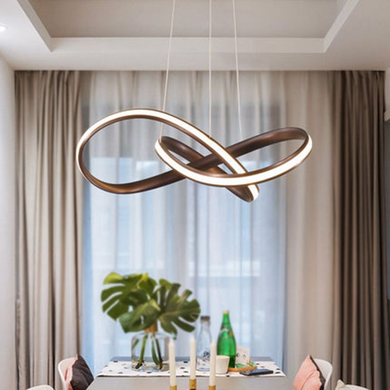 Twisting Living Room Chandelier Light