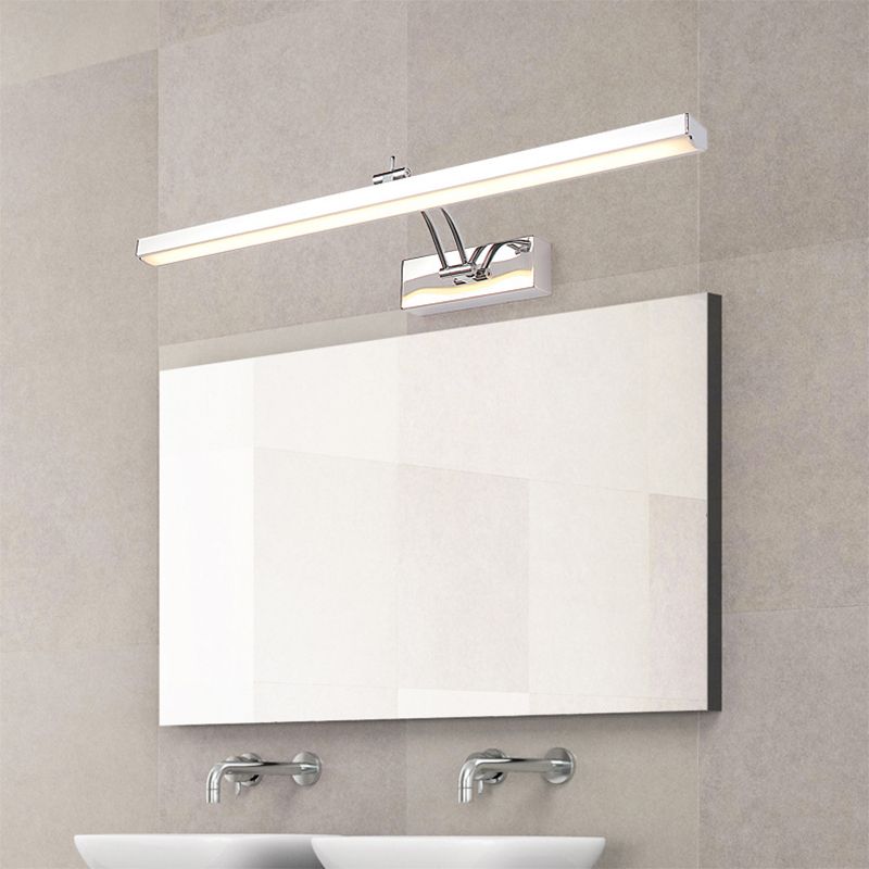 Vanity Light Contemporary Simple Linear Mirror Lighting Fixtures pour salle de bain