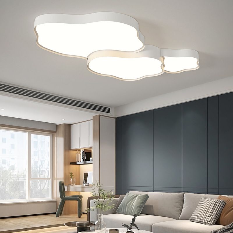 Cloud Shape Flush Mount Light Fixtures Modern Flush Mount Ceiling Light