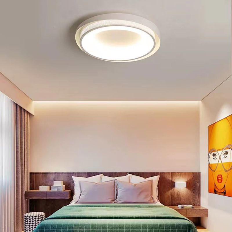 LED Modern Ceiling Light White Flush Mount Lighting for Restaurant